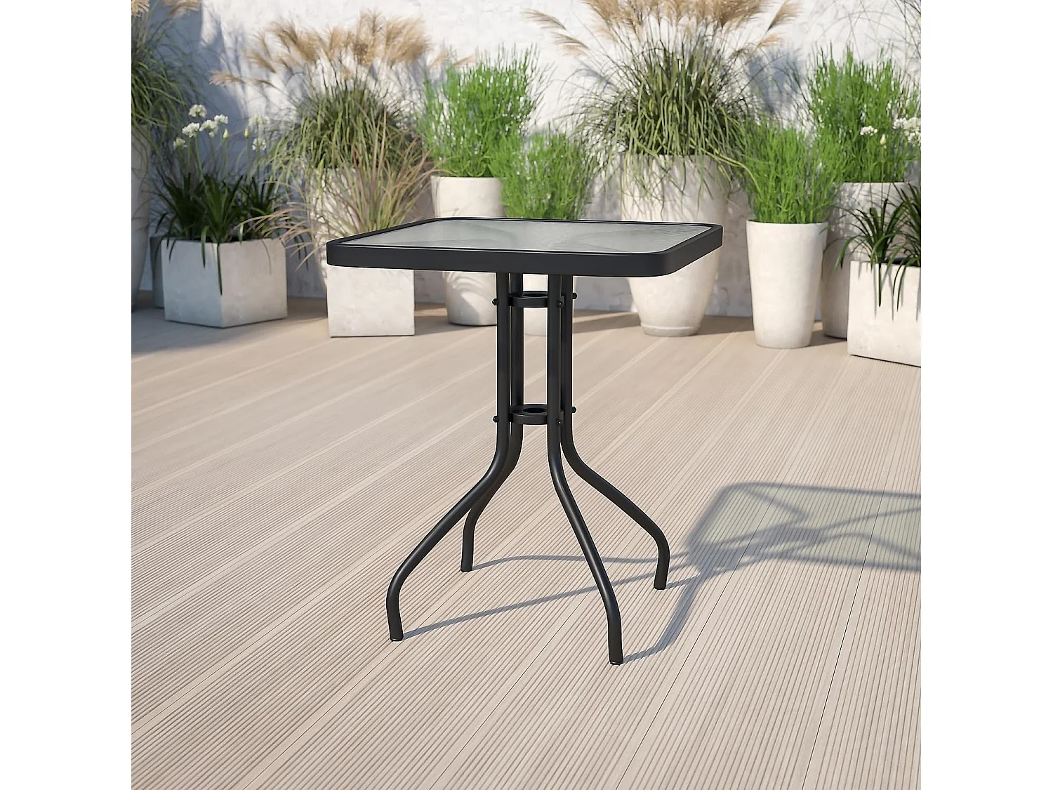 Table carrée Valora ISLAND 60 cm | Table à manger compacte et moderne