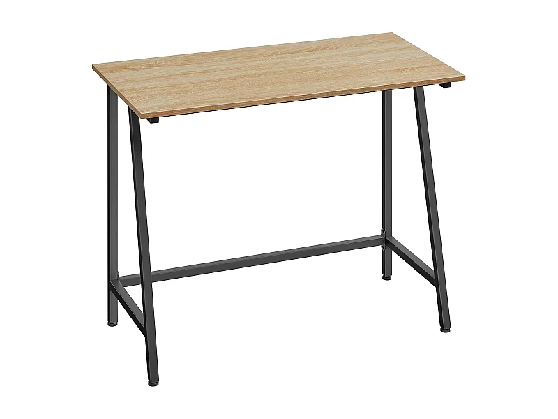 Valora Computerbureau – Sonoma Eiken met Zwart Stalen Frame 100x50