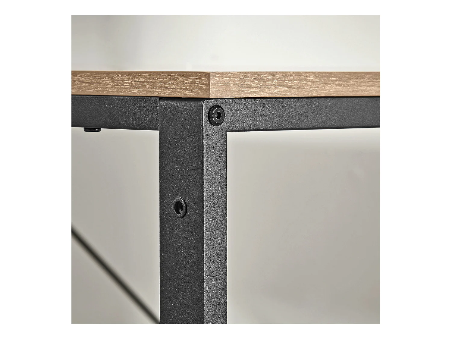 Bureau d'ordinateur Valora – Chêne Sonoma avec 3 étagères, 120 cm