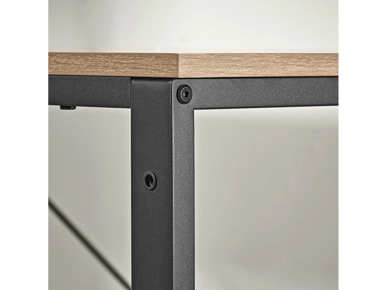 Bureau d'ordinateur Valora – Chêne Sonoma avec 3 étagères, 120 cm