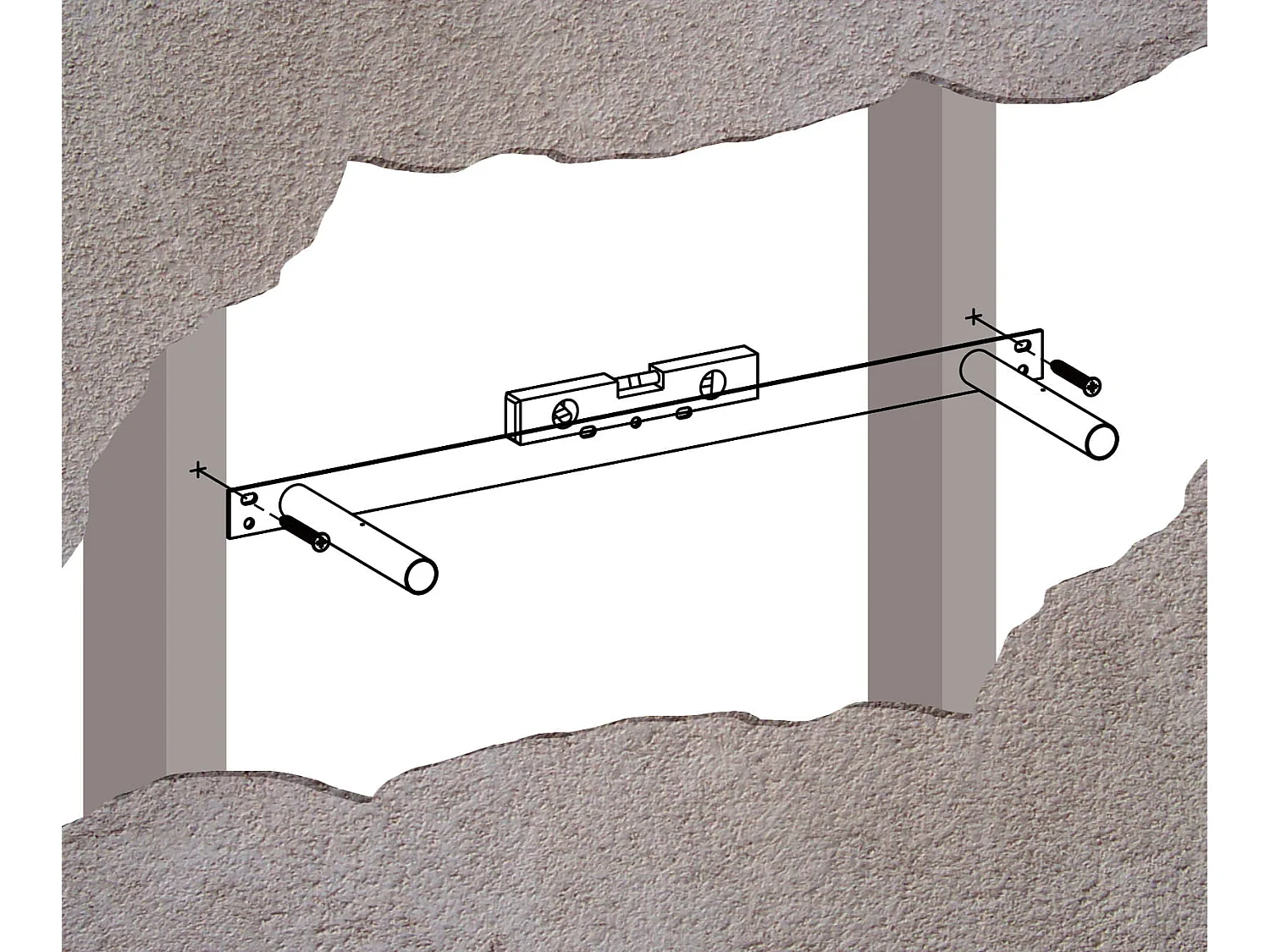 Estante de pared Valora de 60 cm – Diseño flotante de roble Sonoma