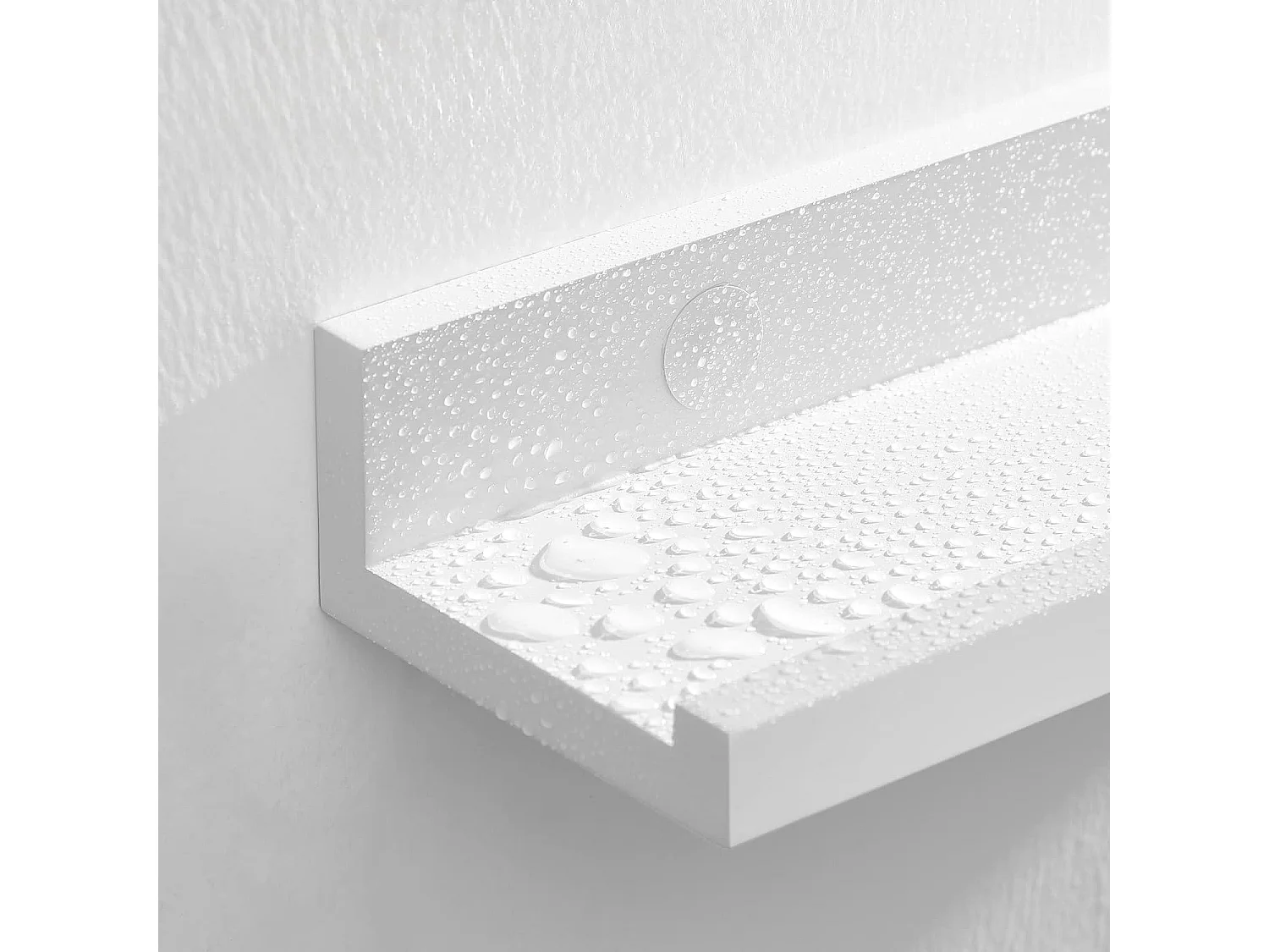 Valora Weißes Wandregal-Set, 3er-Set, modernes schwebendes Design für Zuhause/Büro