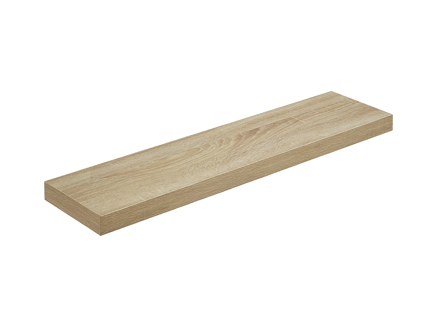 Étagère murale Valora 80 cm – Design flottant en chêne Sonoma