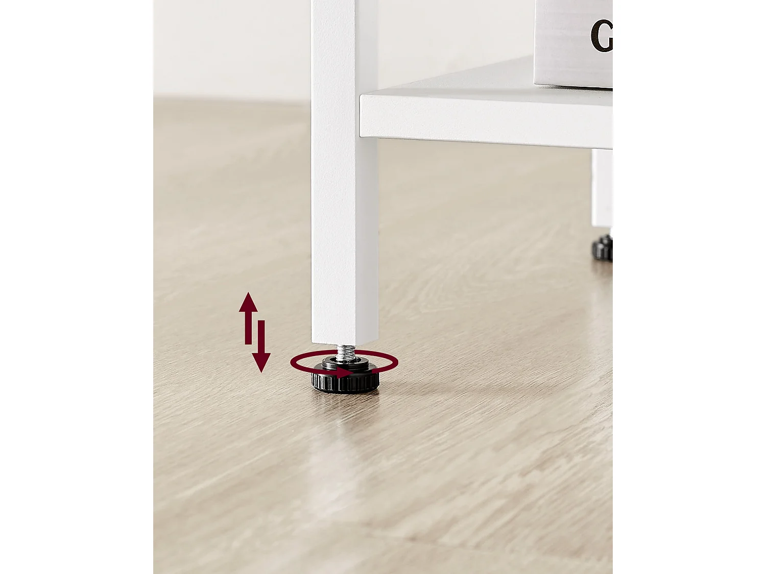 Szafka nocna Valora White z szufladą i półką