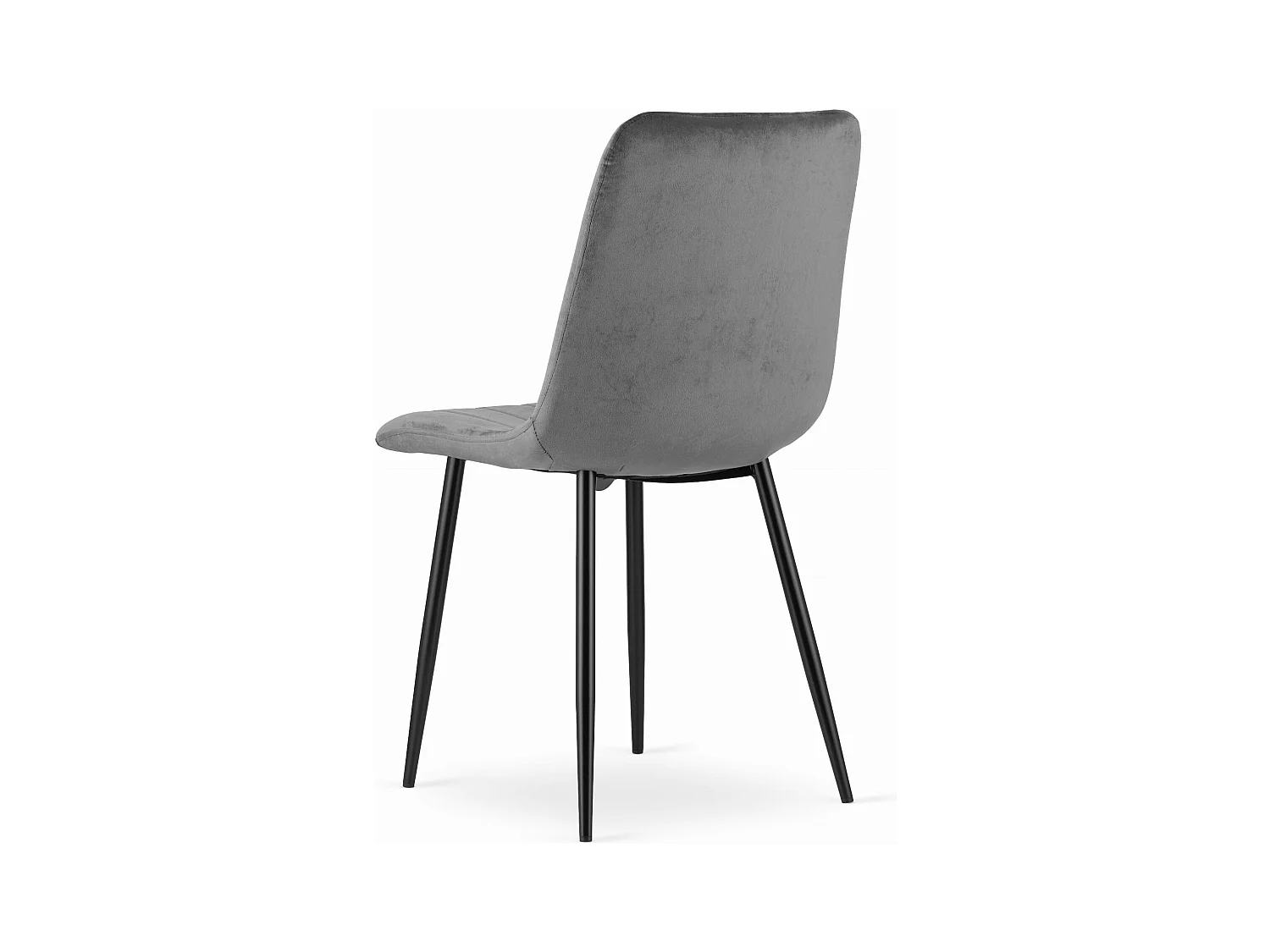 Valora JEWA Chaises Velours Gris Foncé Lot de 4 | durable | comYERrable