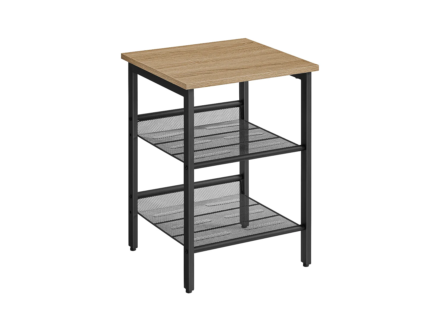 Table basse/table de chevet Valora avec 2 étagères – Chêne Sonoma Style Loft