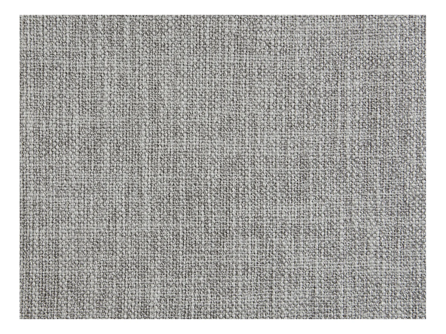 Bett 140 x 190 cm mit gepolstertem Kopfteil + Matratze - Grau - BALANSANO