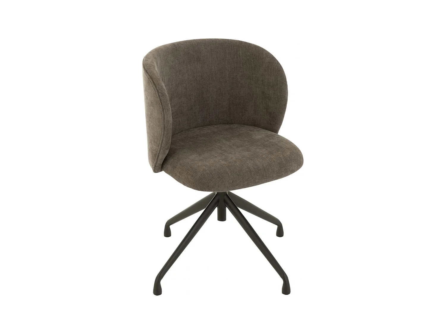 Chaises pivotantes réglables en hauteur en tissu (lot de 2) - MIA