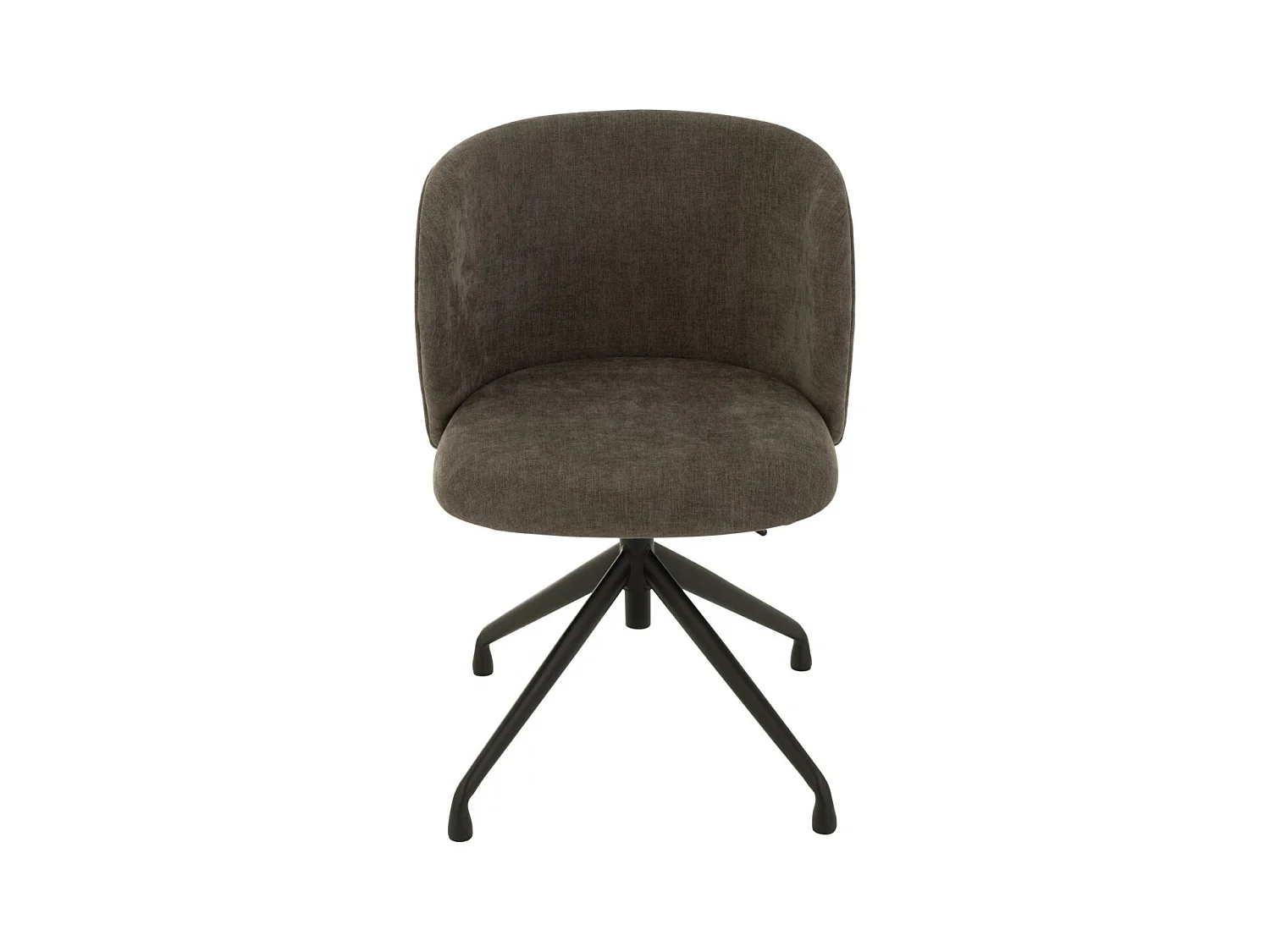 Chaises pivotantes réglables en hauteur en tissu (lot de 2) - MIA