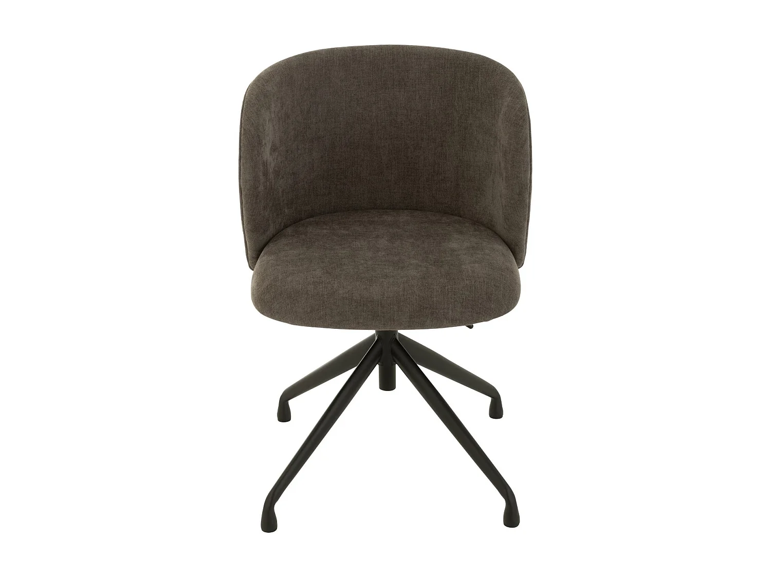 Chaises pivotantes réglables en hauteur en tissu (lot de 2) - MIA