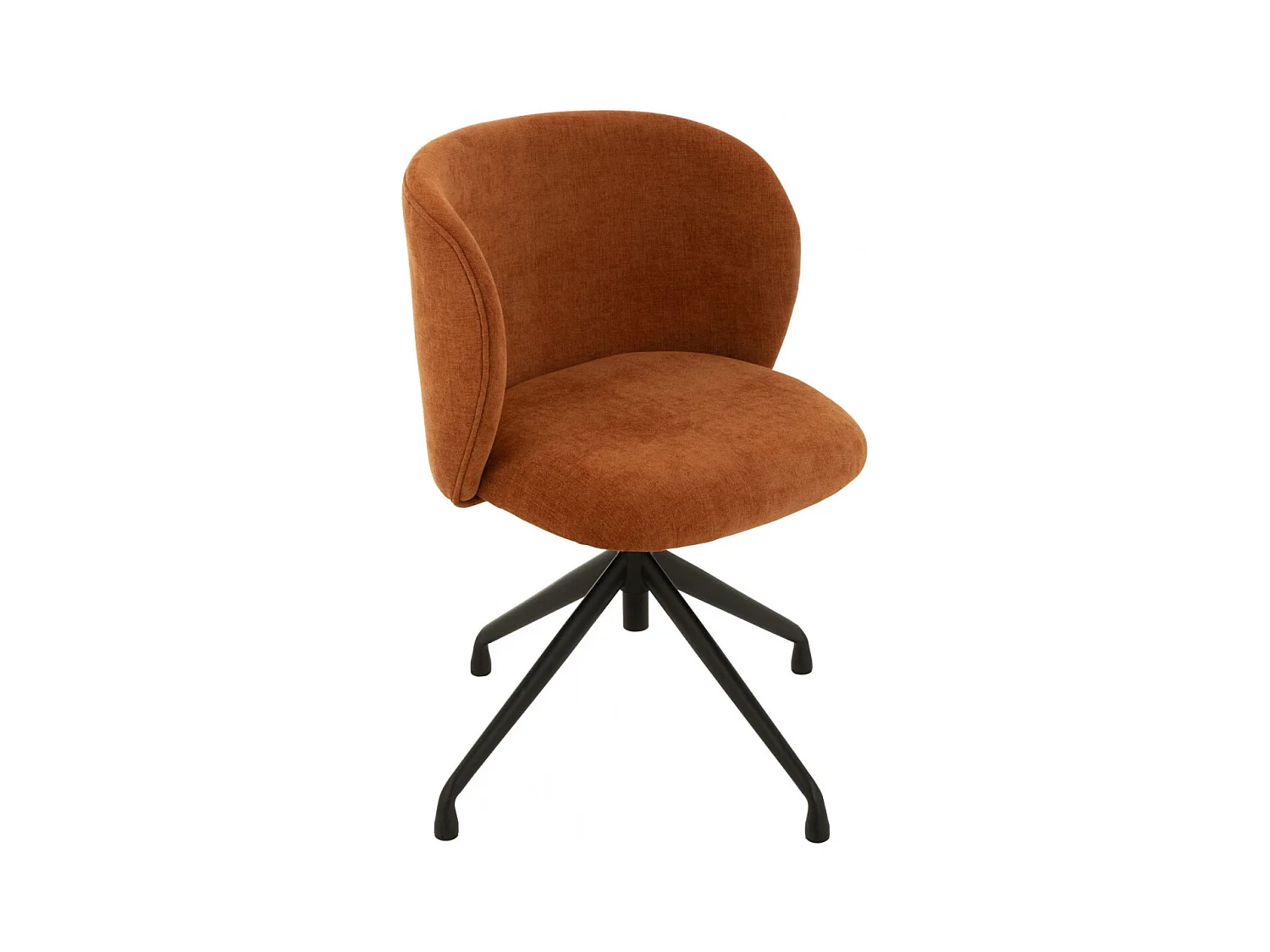 Chaises pivotantes réglables en hauteur en tissu (lot de 2) - MIA