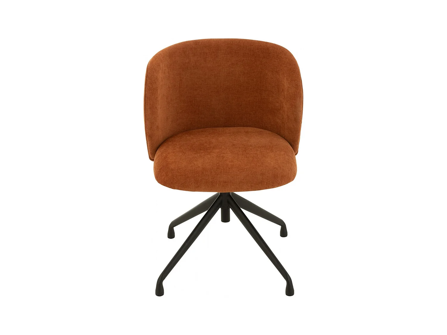 Chaises pivotantes réglables en hauteur en tissu (lot de 2) - MIA