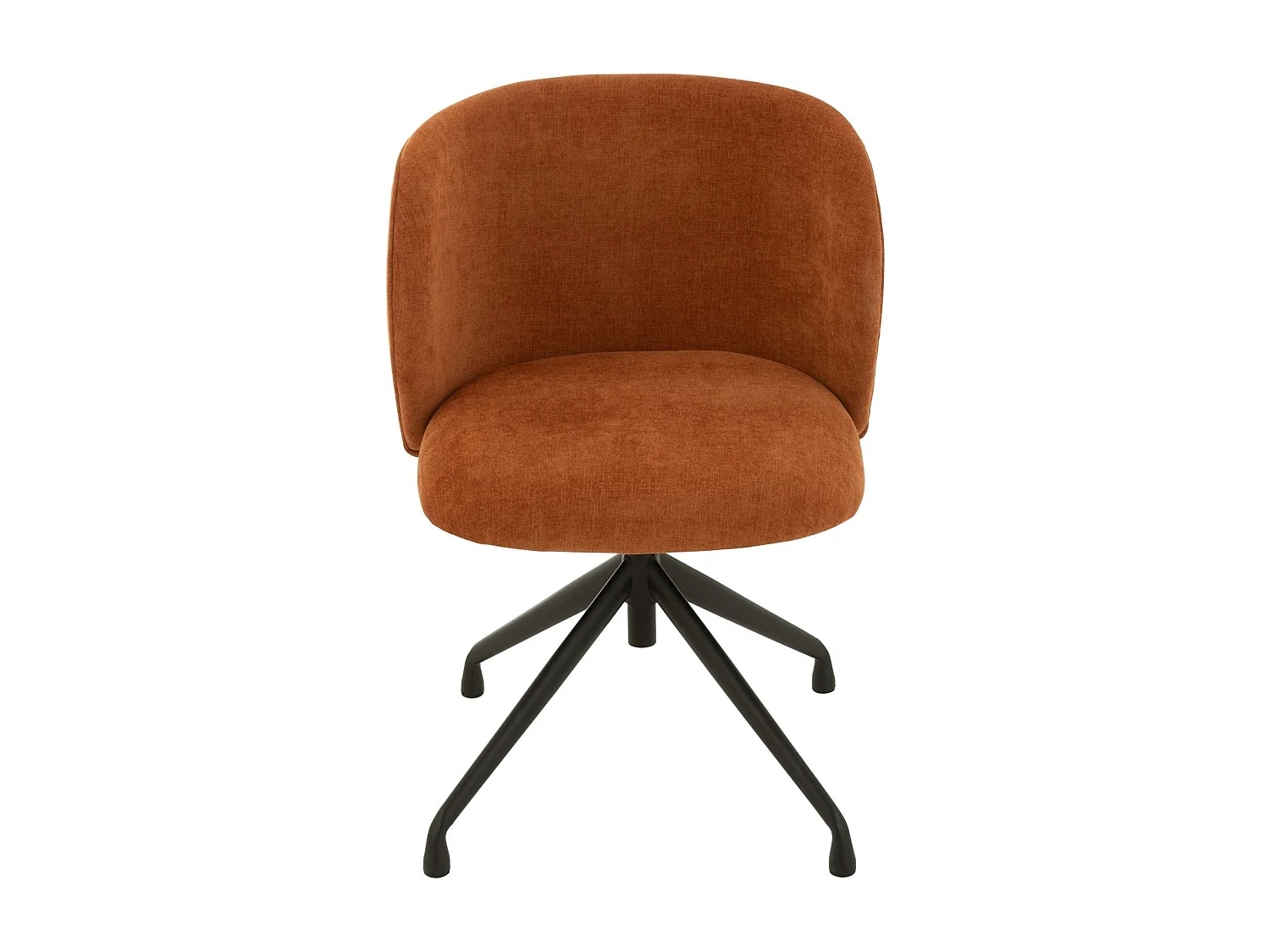 Chaises pivotantes réglables en hauteur en tissu (lot de 2) - MIA