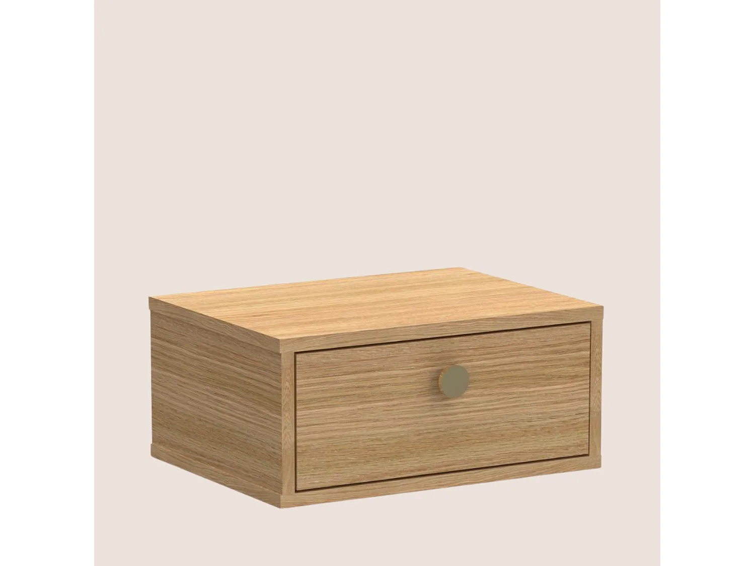 Chevet suspendu 1 tiroir de style scandinave - BELFORT