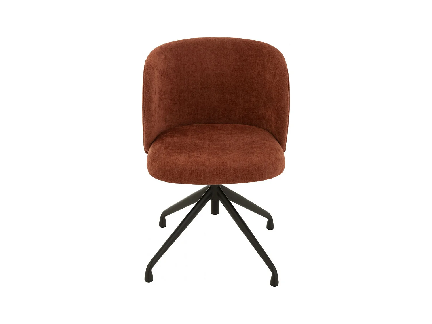 Chaises pivotantes réglables en hauteur en tissu (lot de 2) - MIA