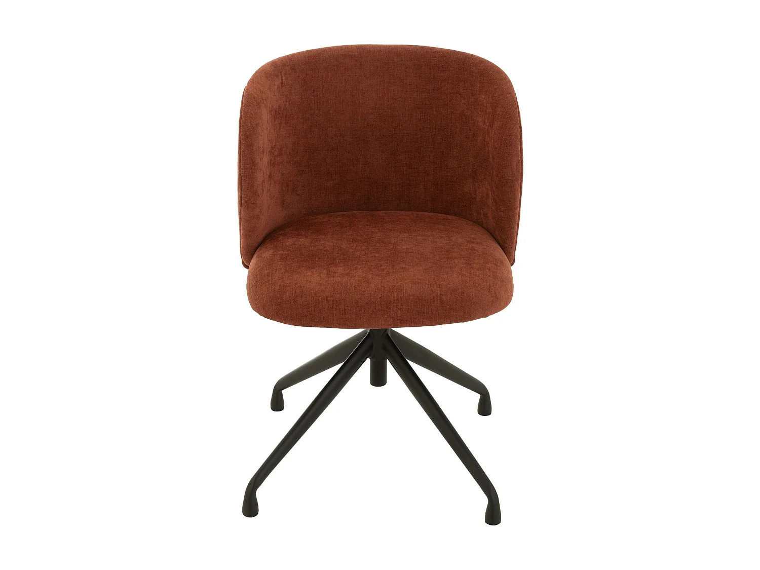 Chaises pivotantes réglables en hauteur en tissu (lot de 2) - MIA