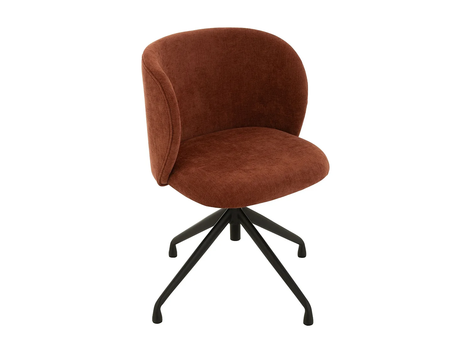 Chaises pivotantes réglables en hauteur en tissu (lot de 2) - MIA