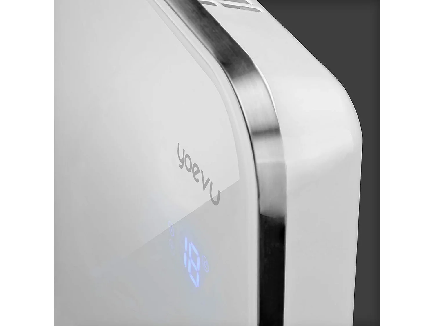 Radiador eléctrico – bajo consumo 1500W, blanco, con wifi y ruedas – Yoevu