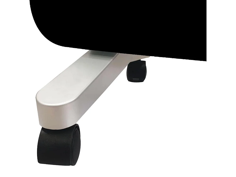 Radiador eléctrico – bajo consumo 1500W, negro, con wifi y ruedas – Yoevu