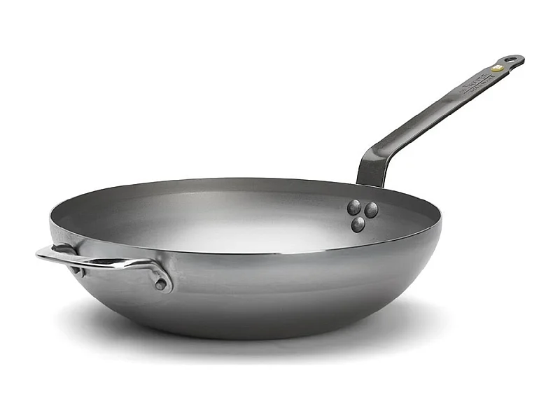 De Buyer Poêle wok acier doux 32cm - 5617.32