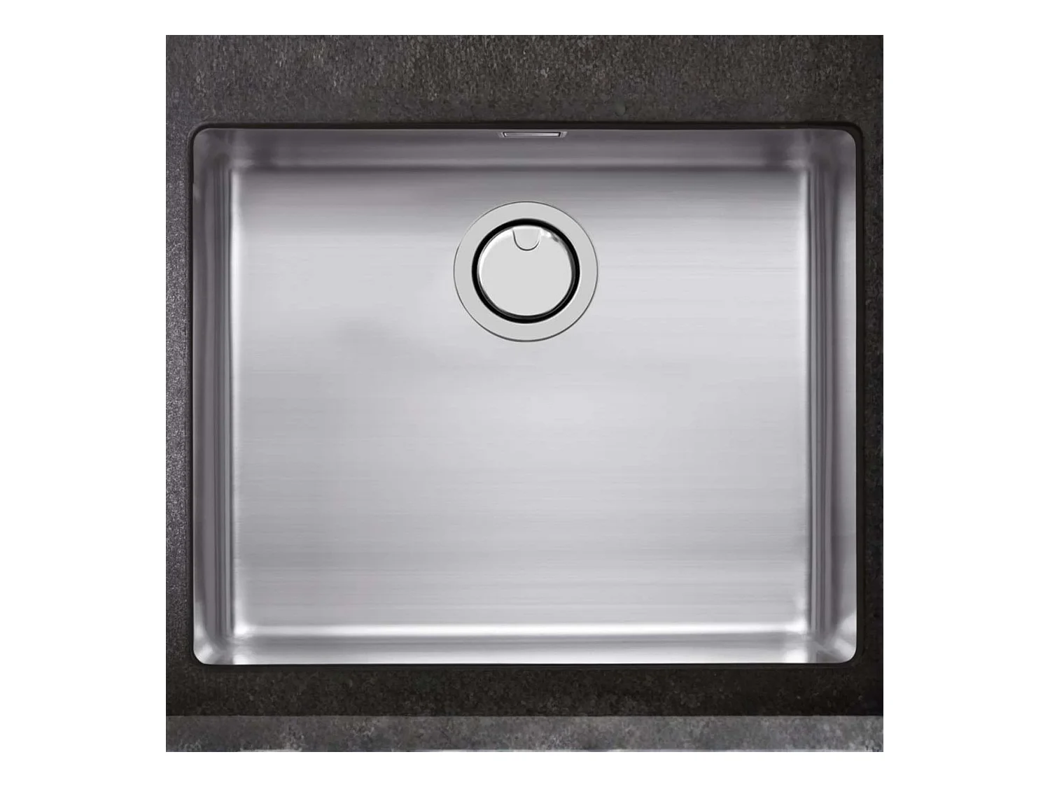 Évier sous-plan 1 Cuve 45x40x20cm R25mm - Acier inox 18/10 -  ZN Top FRÉCAN