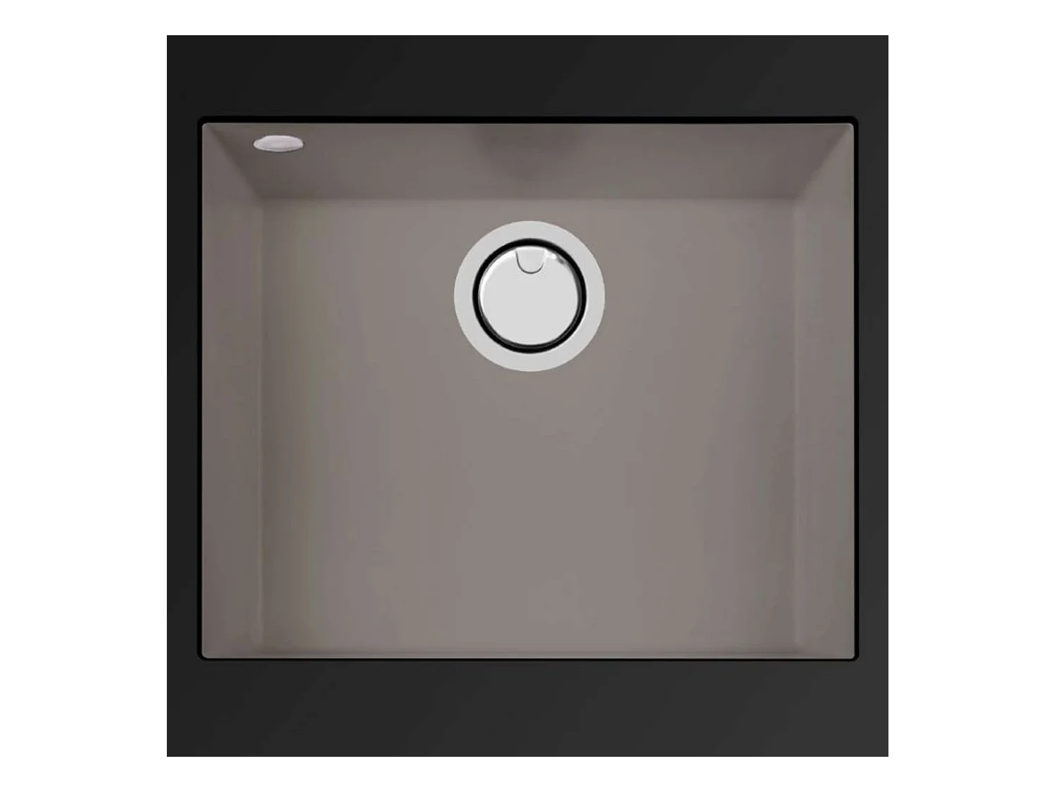 Évier sous-plan 1 Cuve 69x40x20cm R5mm - Quartz Tartufe -  Quadra BE FRÉCAN