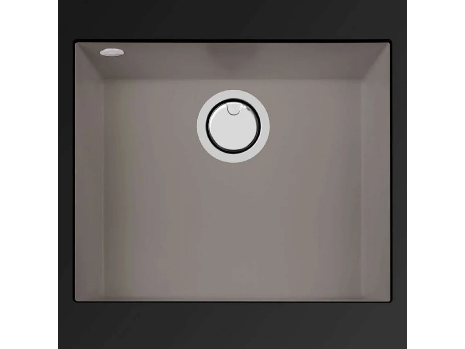 Évier sous-plan 1 Cuve 49x40x20cm R5mm - Quartz Tartufe -  Quadra BE FRÉCAN