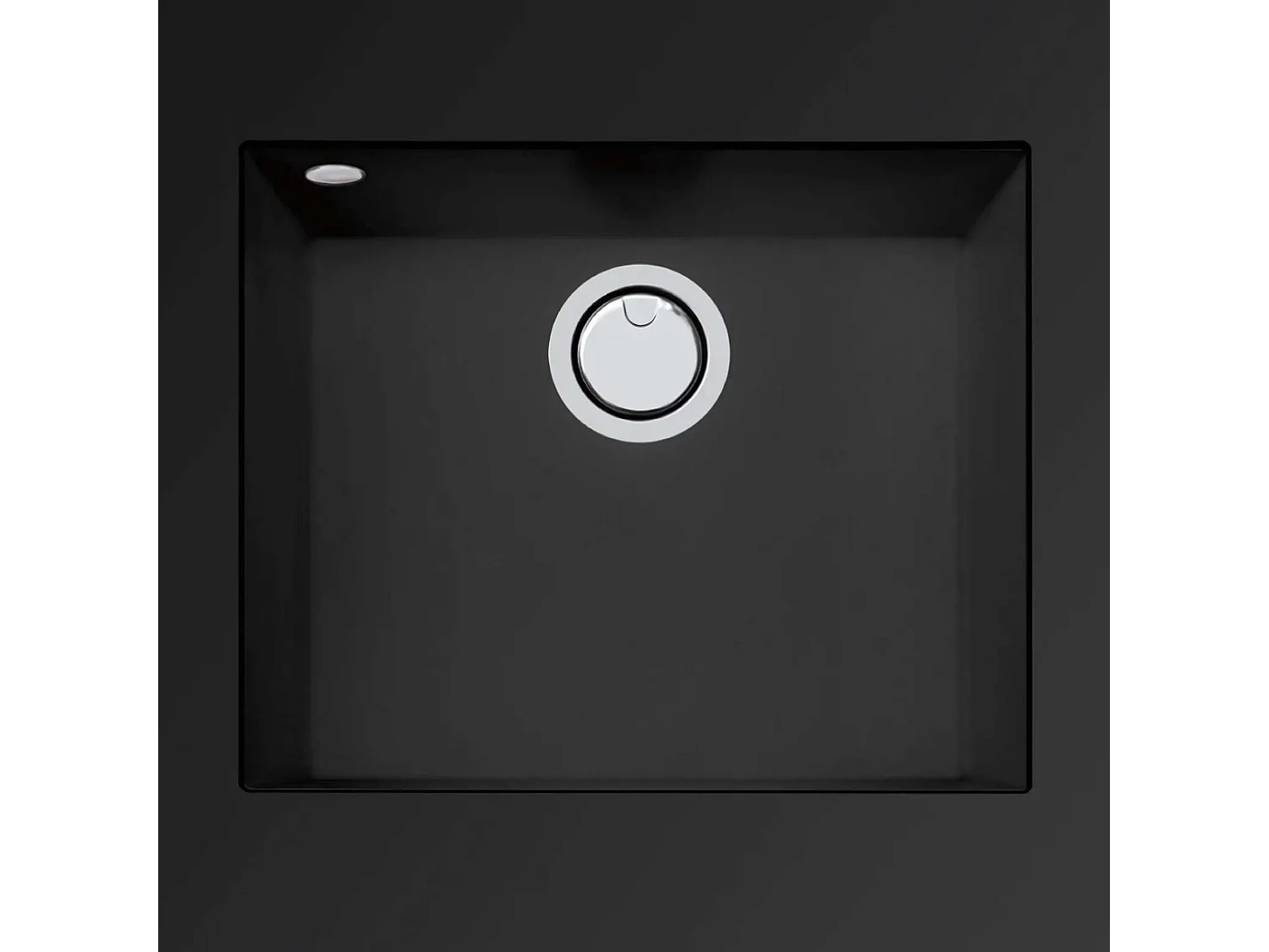 Évier sous-plan 1 Cuve 69x40x20cm R5mm - Quartz Noir Mat -  Quadra BE FRÉCAN