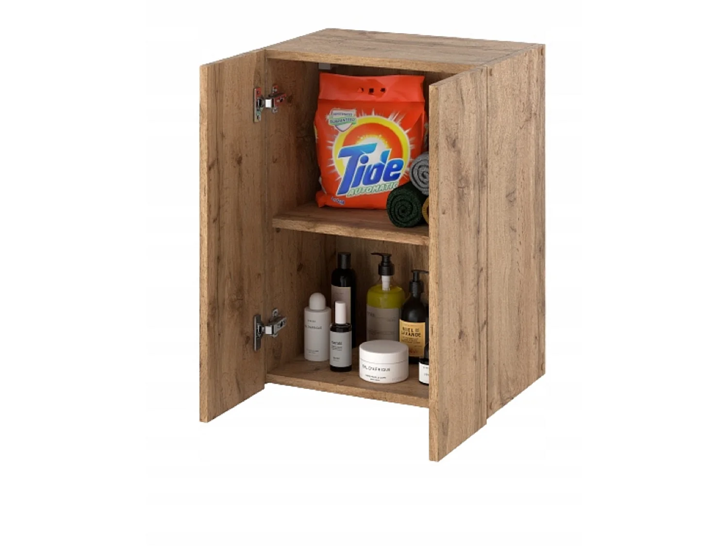 Szafka Łazienkowa Wisząca Stiv-Meble 40cm Dąb Wotan 40x25x60 cm 1szt.