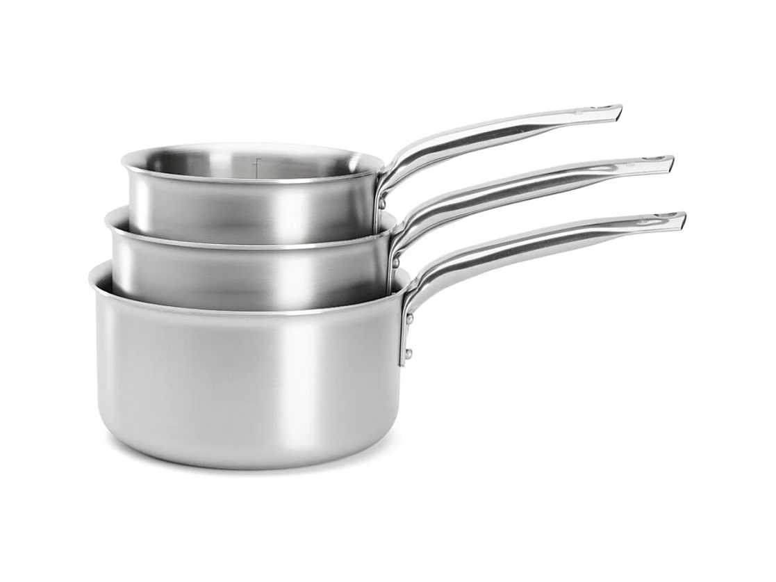 De Buyer Série de 3 casseroles inox 16/18/20cm - 3601.03