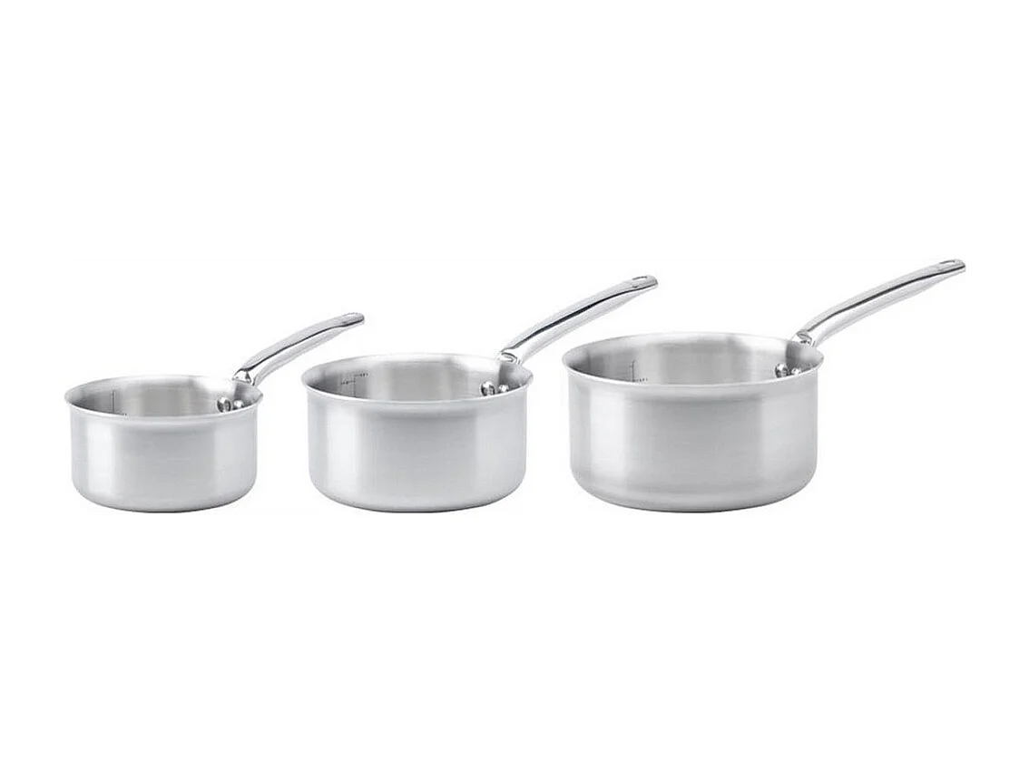 De Buyer Série de 3 casseroles inox 16/18/20cm - 3601.03