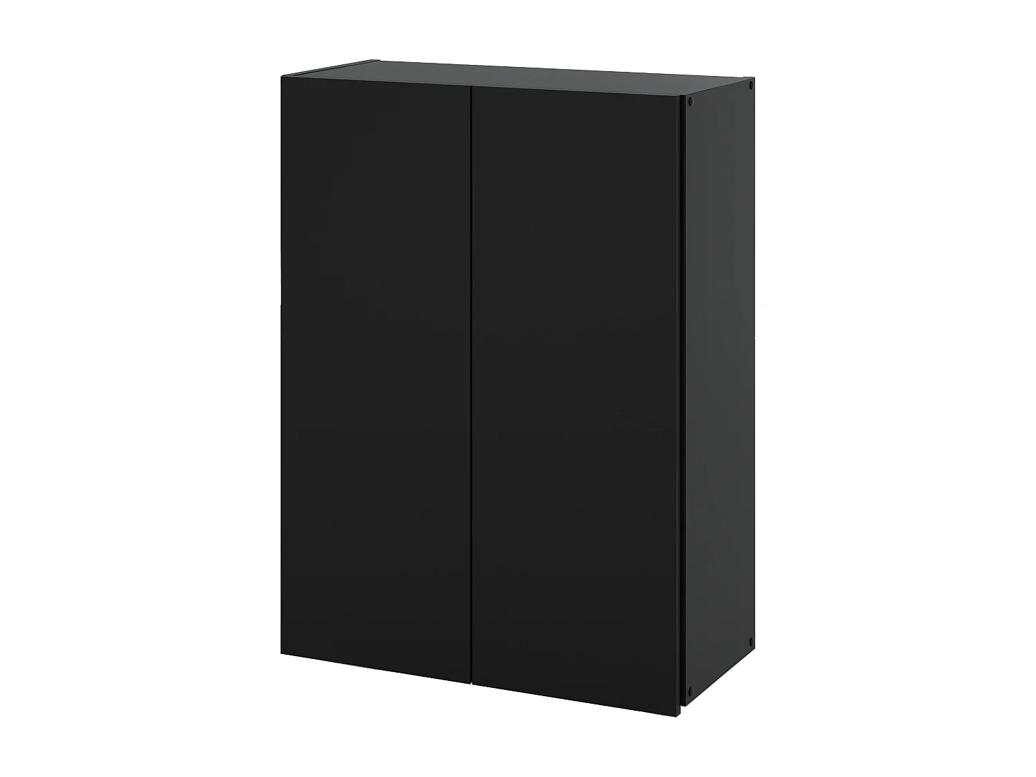 Armoire murale Noire 60 cm – Meuble haut et colonne pour salle de bain