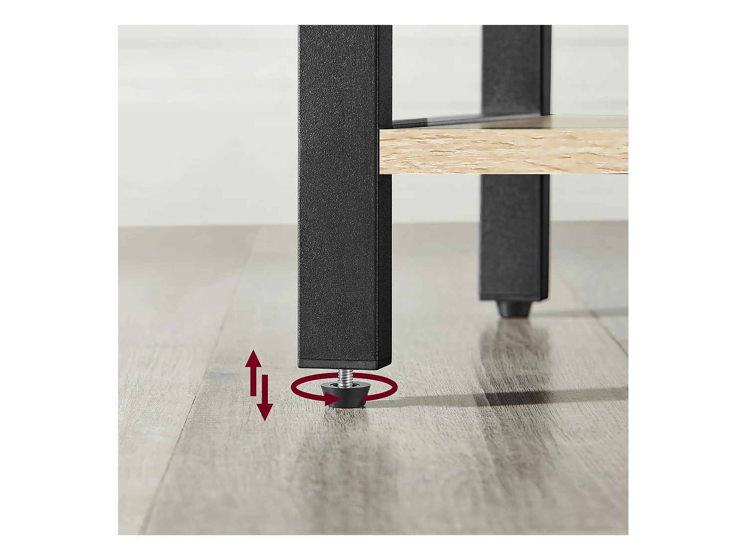 Valora Bücherregal 5 Ebenen Sonoma-Eiche Aufbewahrung und Präsentation