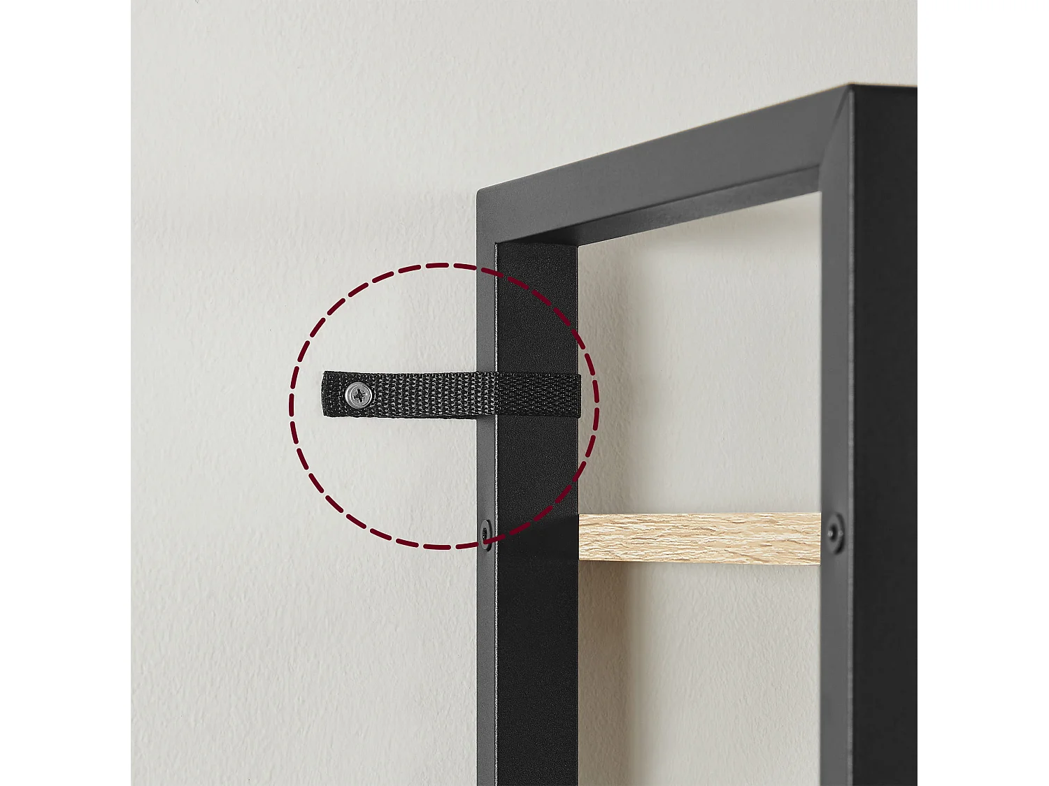 Bibliothèque Valora 5 niveaux chêne Sonoma rangement et exposition