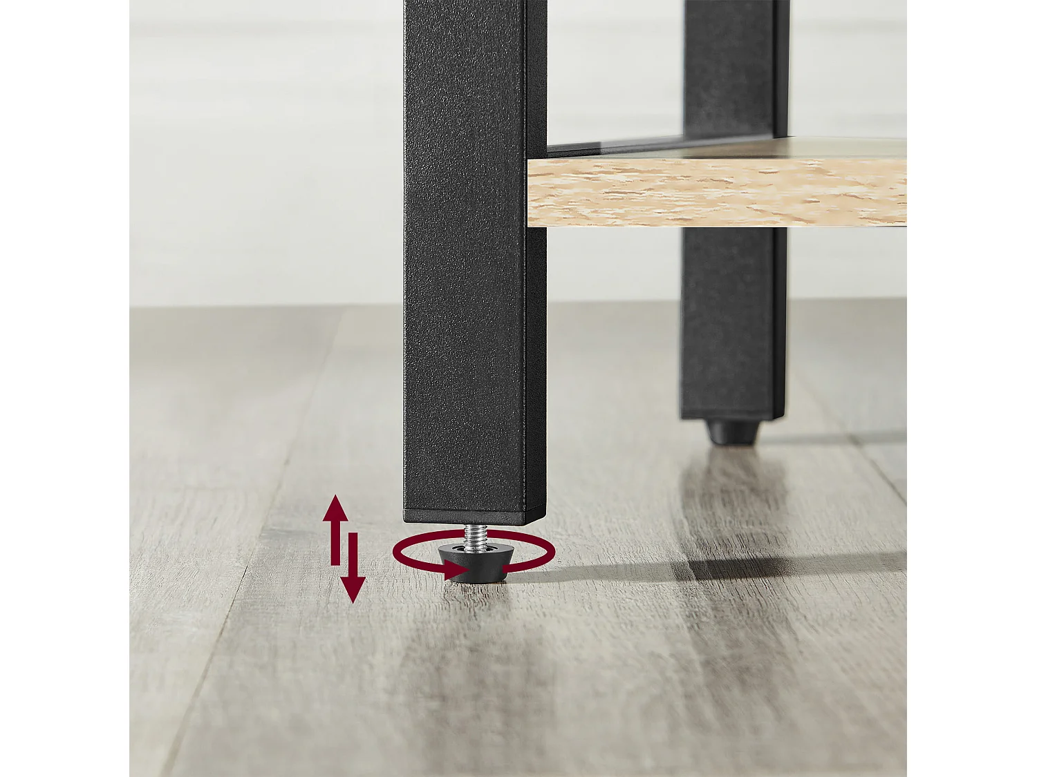 Bibliothèque Valora 5 niveaux chêne Sonoma rangement et exposition