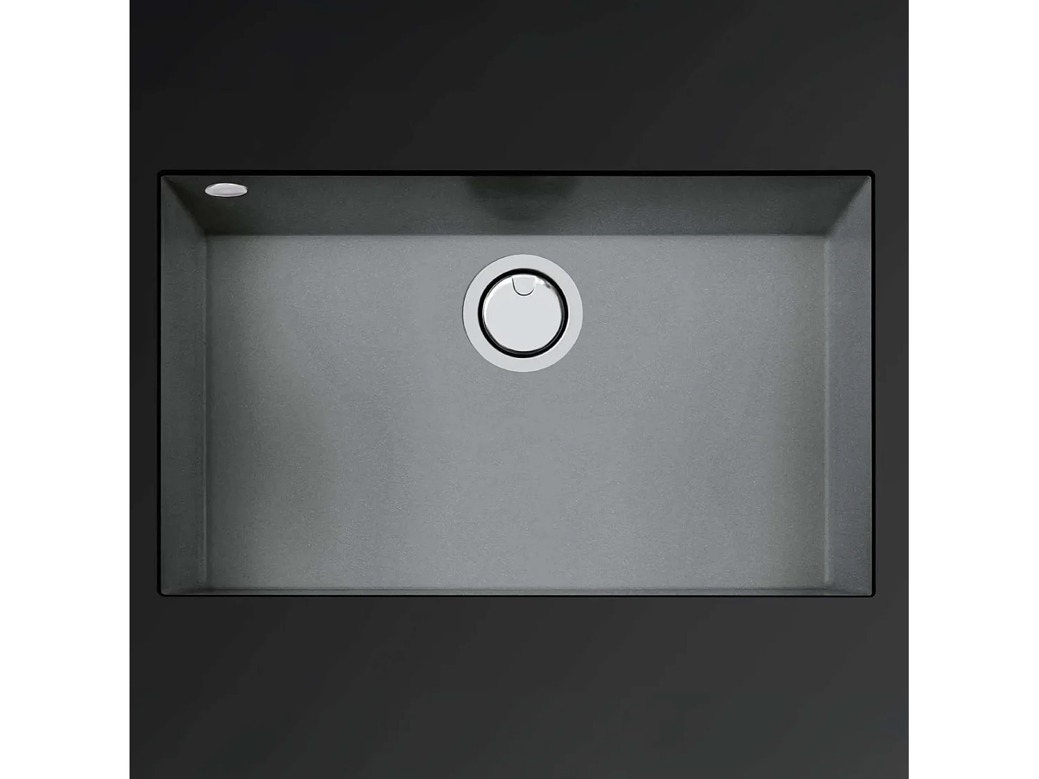 Évier sous-plan 1 Cuve 69x40x20cm R5mm - Quartz Titanium -  Quadra BE FRÉCAN