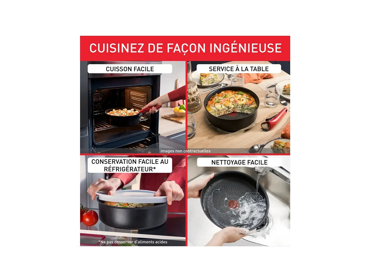 Tefal Casserole aluminium 18cm - L7232902