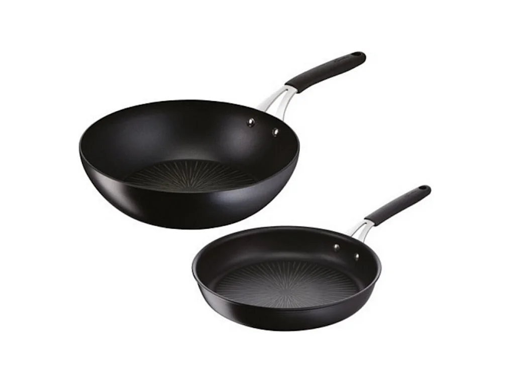 Lagostina Poêles 26cm + wok 28cm noir - 012165600102