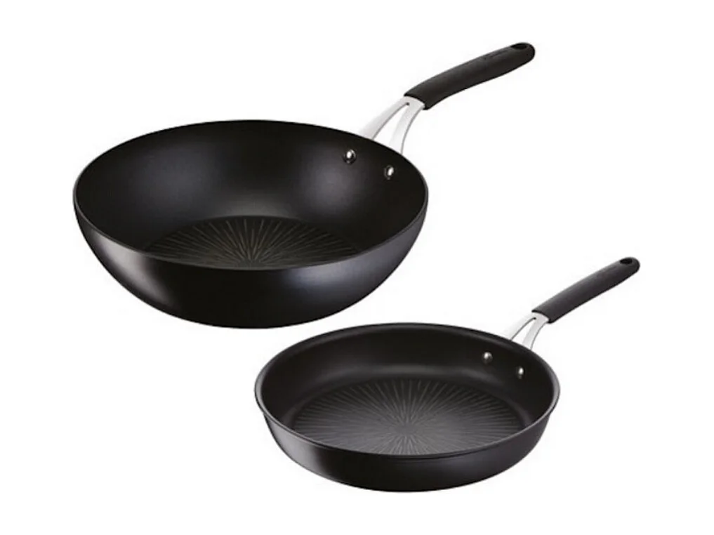 Lagostina Poêles 26cm + wok 28cm noir - 012165600102
