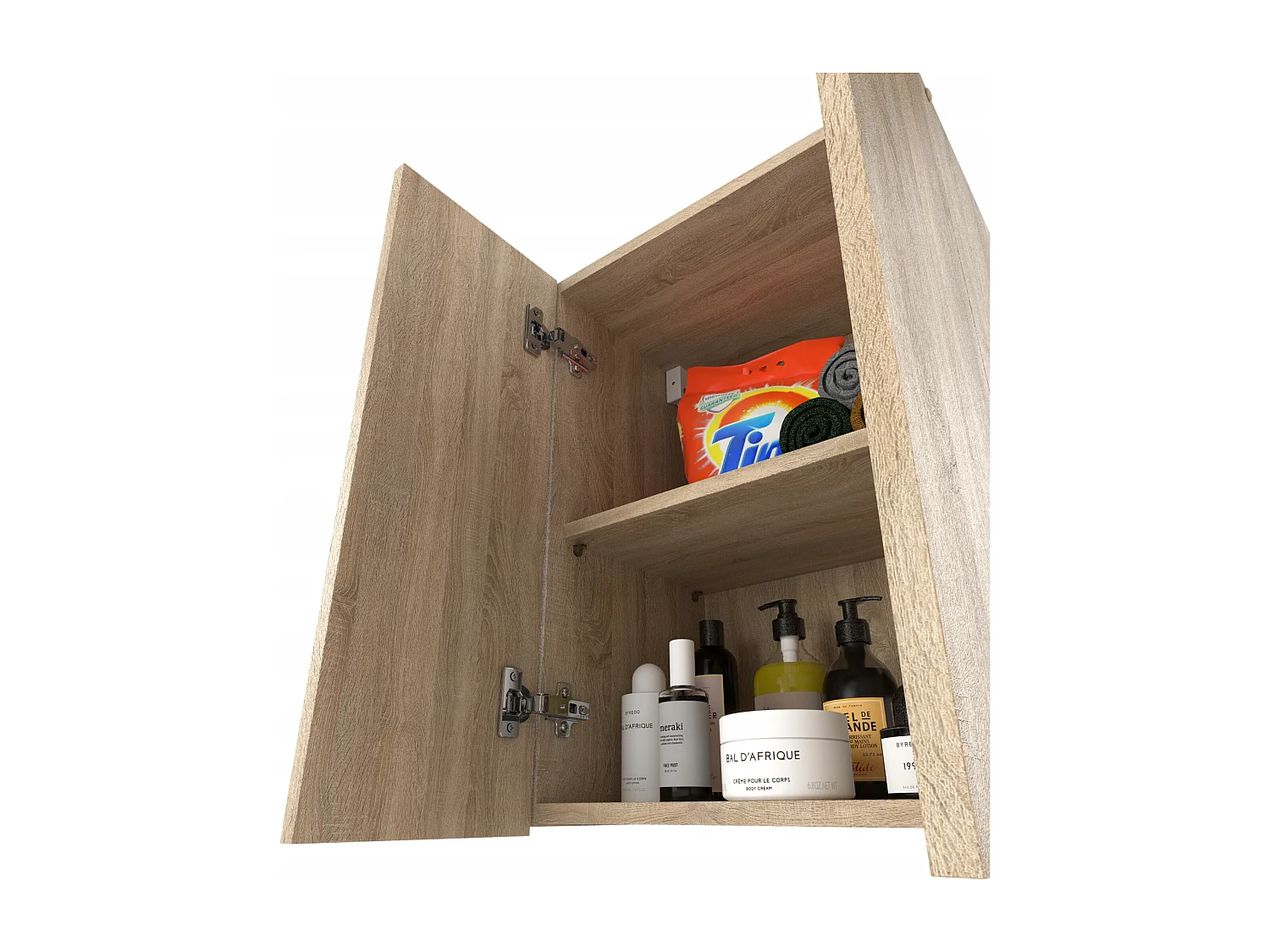 Armoire murale Chêne Sonoma 40x25x60cm – Meuble haut et colonne pour salle de bain