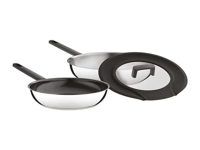 Berghoff Lot de 2 poêles + 1 couvercle - 28cm/24cm - 1111048