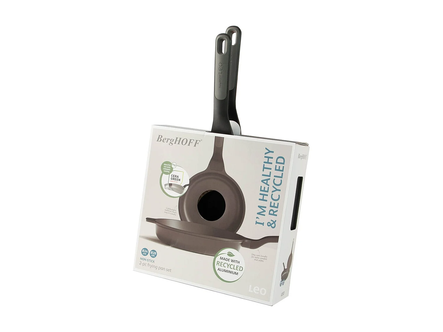 Berghoff Lot de poêles anti-adhésives 24/28cm - 3950599