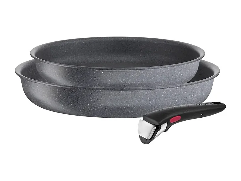 Tefal Lot de 2 poêle anti-adhésif 22/26 cm + poignée - L3969202