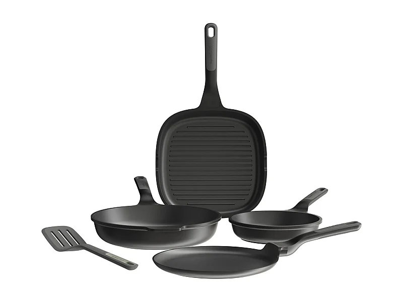 Berghoff Lot de 4 poêles antiadhésives avec spatule - 3950601