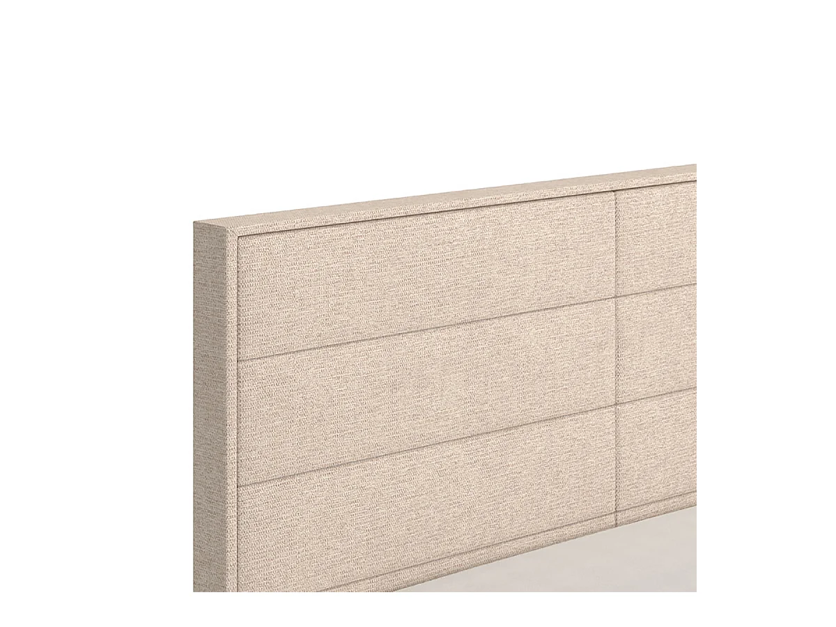 Ensemble chambre lit 160x200, 2 chevets, commode et armoire couleur chêne clair