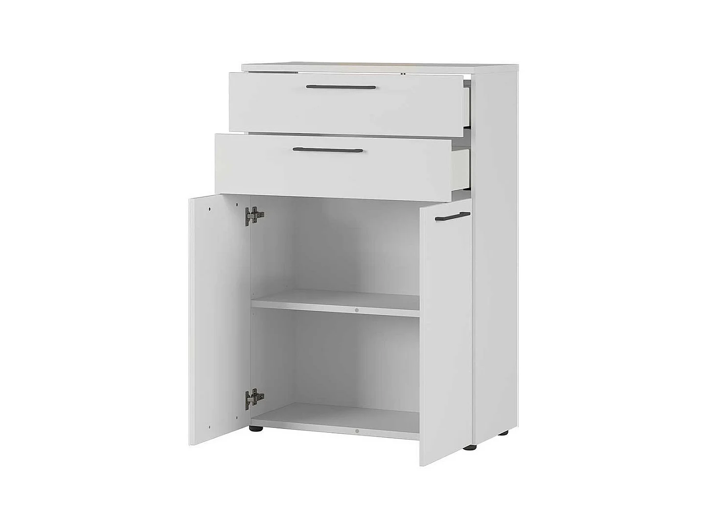 Ordnerschrank in Lichtgrau 80 cm breit