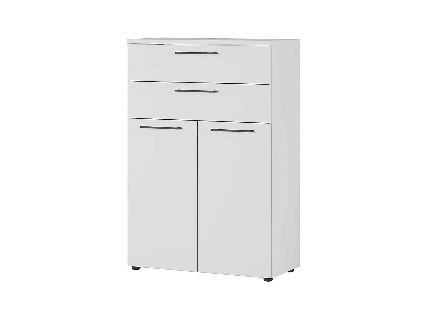 Ordnerschrank in Lichtgrau 80 cm breit