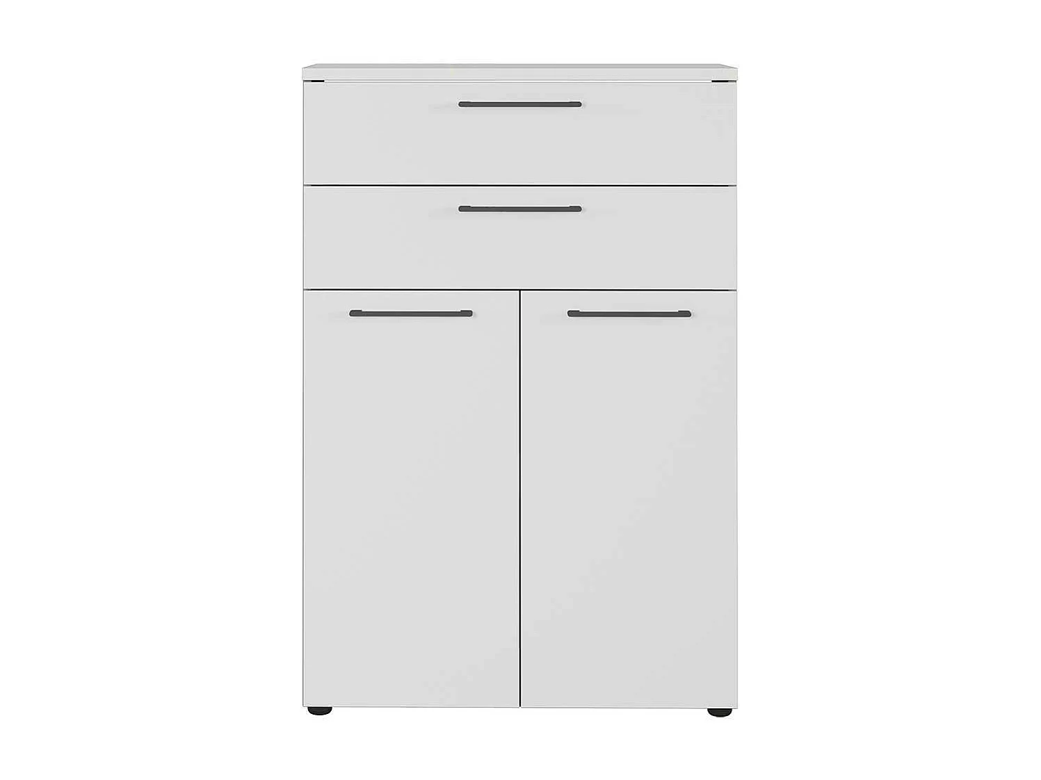 Ordnerschrank in Lichtgrau 80 cm breit