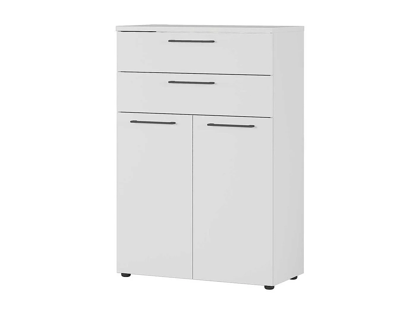 Ordnerschrank in Lichtgrau 80 cm breit