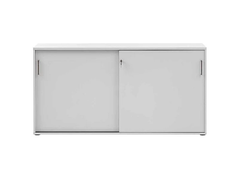 Aktenschrank mit Schiebetüren Lichtgrau